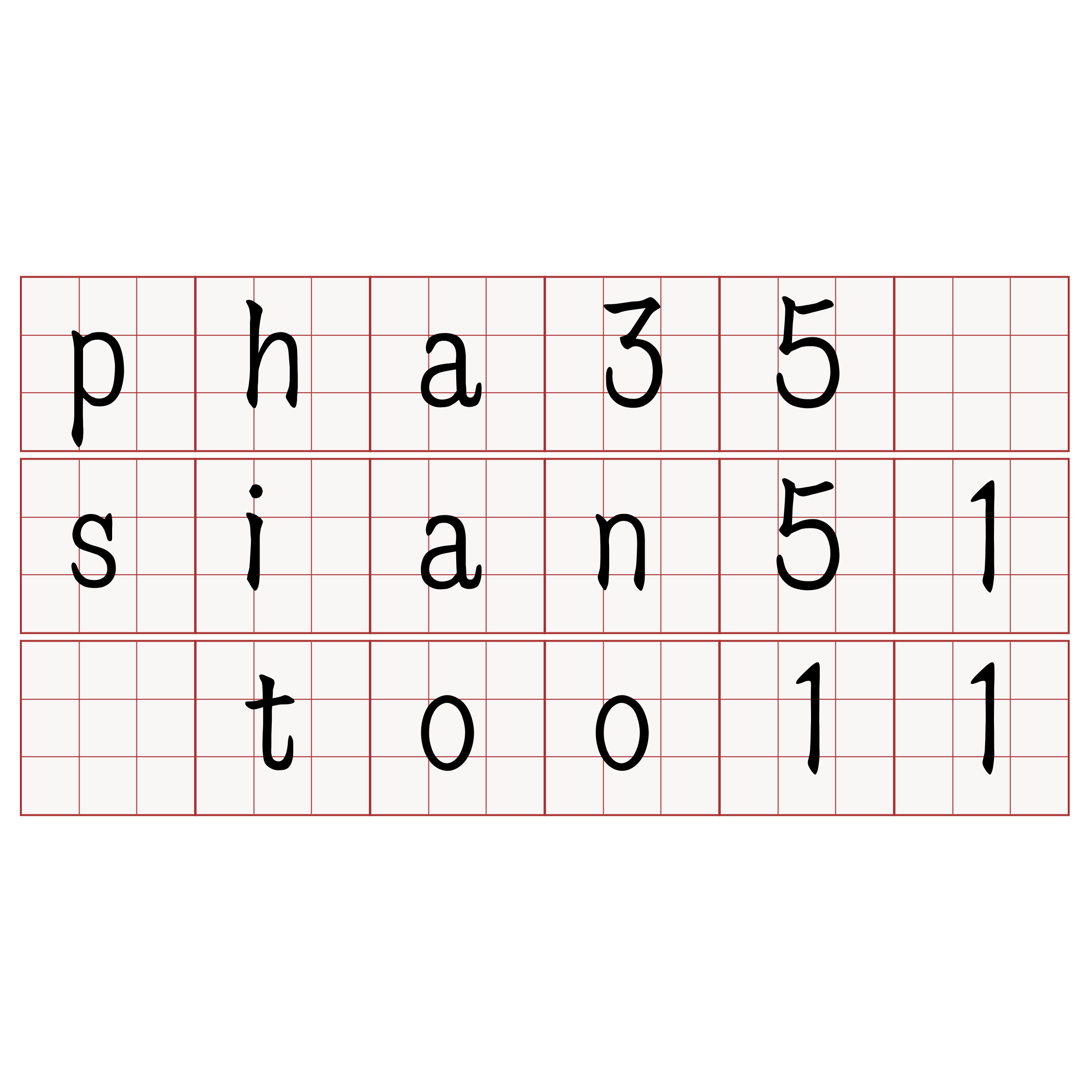 pha35 sian51 too11